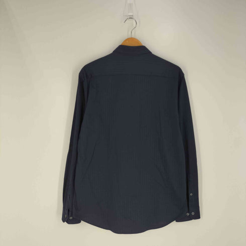 ブラックレーベルクレストブリッジ BLACK LABEL CRESTBRIDGE ロゴ刺繍 切替 ポケット レギュラーカラーシャツ メンズ import:L