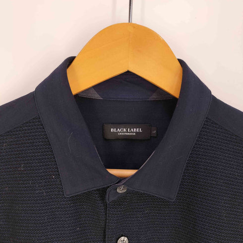 ブラックレーベルクレストブリッジ BLACK LABEL CRESTBRIDGE ロゴ刺繍 切替 ポケット レギュラーカラーシャツ メンズ import:L