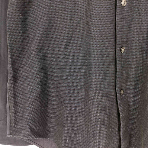 ブラックレーベルクレストブリッジ BLACK LABEL CRESTBRIDGE ロゴ刺繍 切替 ポケット レギュラーカラーシャツ メンズ import:L