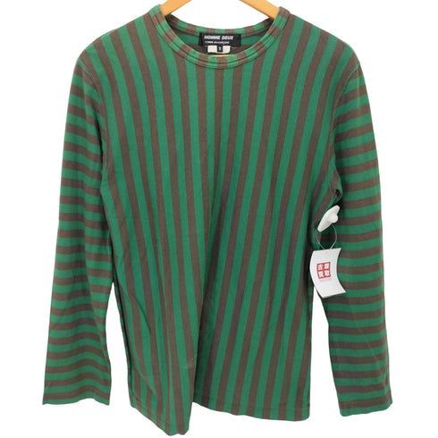 コムデギャルソンオムドゥ COMME des GARCONS HOMME DEUX AD2017 ストライプ柄長袖カットソー レディース JPN:M