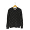 カルバンクライン CALVIN KLEIN CKロゴ 総柄 ウール混 アクリル クルーネックニット メンズ import:M