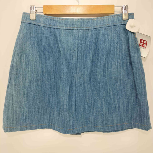 マックスアンドコー MAX & CO. BOUTIQUE フロントボタン デニム ミニスカート レディース JPN:44