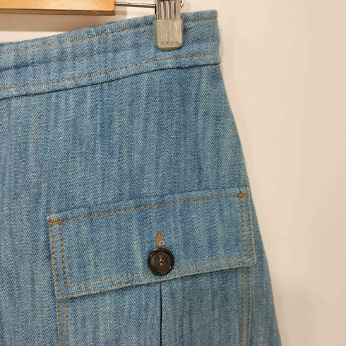 マックスアンドコー MAX & CO. BOUTIQUE フロントボタン デニム ミニスカート レディース JPN:44