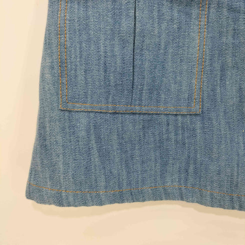 マックスアンドコー MAX & CO. BOUTIQUE フロントボタン デニム ミニスカート レディース JPN:44