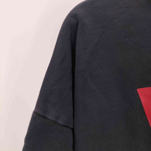 リーバイス Levis ショート丈ロゴプリントプルオーバーパーカー レディース JPN:M