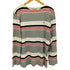 メゾンキツネ MAISON KITSUNE 胸ワッペン ボーダー ロンT メンズ JPN:M
