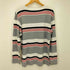 メゾンキツネ MAISON KITSUNE 胸ワッペン ボーダー ロンT メンズ JPN:M