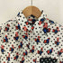 ブラックコムデギャルソン BLACK COMME des GARCONS AD2013 プリント加工 ニワトリ ドット 総柄 S/S シャツ メンズ JPN:S