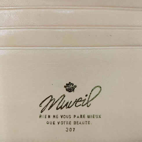 ミュベール MUVEIL レパード柄 ラウンドジップ 2つ折り財布 レディース