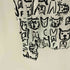 ブラックコムデギャルソン BLACK COMME des GARCONS AD2013 ネコ アニマル プリント 総柄 L/S シャツ メンズ JPN:XS