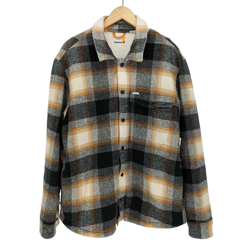 ティンバーランド Timberland チェック柄 裏ボア コットン ジャケット メンズ import:XL