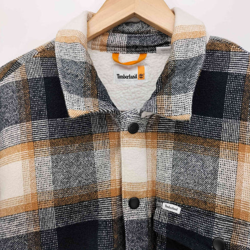 ティンバーランド Timberland チェック柄 裏ボア コットン ジャケット メンズ import:XL