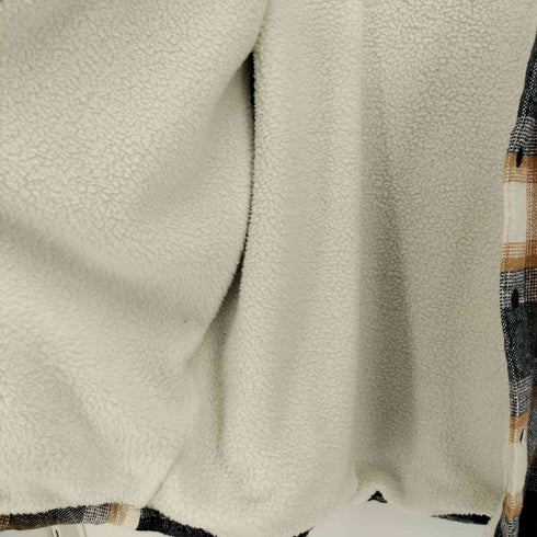 ティンバーランド Timberland チェック柄 裏ボア コットン ジャケット メンズ import:XL