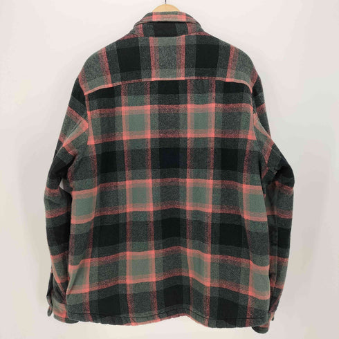 ティンバーランド Timberland チェック柄 裏ボア コットン ジャケット メンズ import:XL