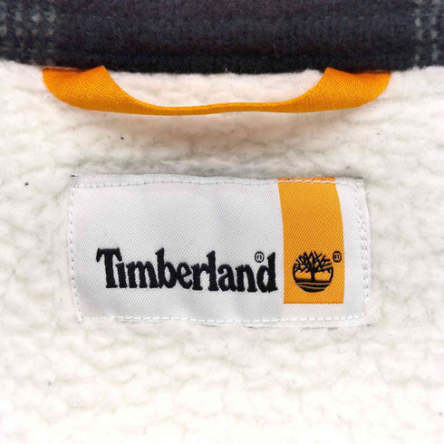ティンバーランド Timberland チェック柄 裏ボア コットン ジャケット メンズ import:XL