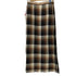 メゾンミハラヤスヒロ Maison MIHARA YASUHIRO 23AW オンブレチェックロングスカート Ombre Check Skirt レディース 36