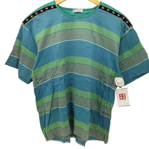 イヴサンローラン Yves Saint Laurent ボーダー クルーネック S/S Tシャツ レディース