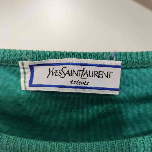 イヴサンローラン Yves Saint Laurent ボーダー クルーネック S/S Tシャツ レディース