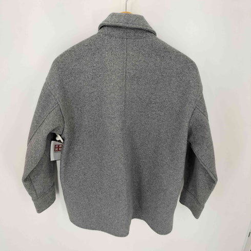 ザラ ZARA スプラッシュメタルボタン オーバーサイズ シャツジャケット メンズ XS