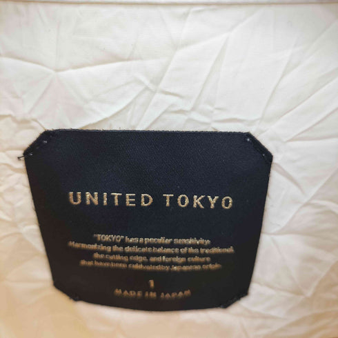 ユナイテッドトウキョウ UNITED TOKYO スコールワッシャーボリュームシャツ レディース JPN:1