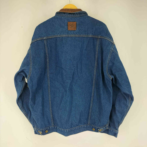 マルボロカントリーストア marlboro country store トラッカーデニムジャケット 襟レザー メンズ JPN:XL