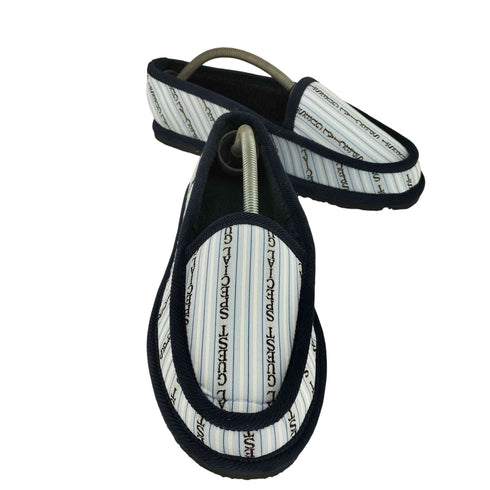SPECIAL GUEST SG Stripe Fabric house slippers (Blue) メンズ JPN:L