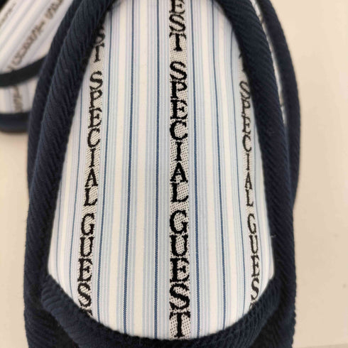 SPECIAL GUEST SG Stripe Fabric house slippers (Blue) メンズ JPN:L