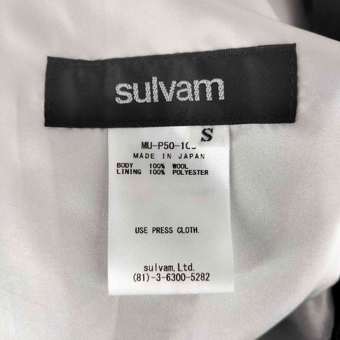 サルバム sulvam 24aw Classic Pants メンズ S