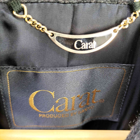 カラット Carat カシミヤ100 比翼 ステンカラーコート レディース 9