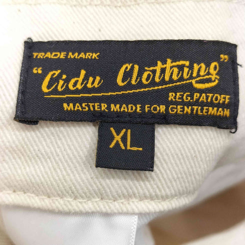 CIDU CLOTHING シンチバック サスペンダーボタン付きパンツ メンズ JPN:XL