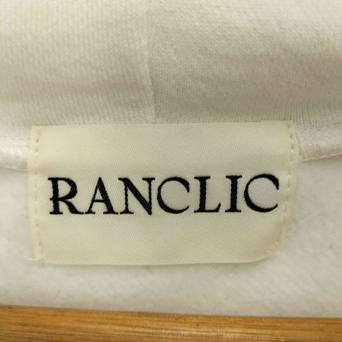 RANCLIC フロントロゴプルオーバーフーディ レディース FREE