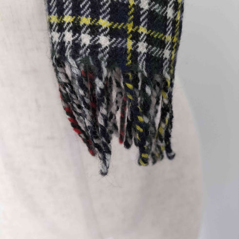 コムデギャルソンオム COMME des GARCONS HOMME 94AW 田中オム ウールチェックマフラー メンズ