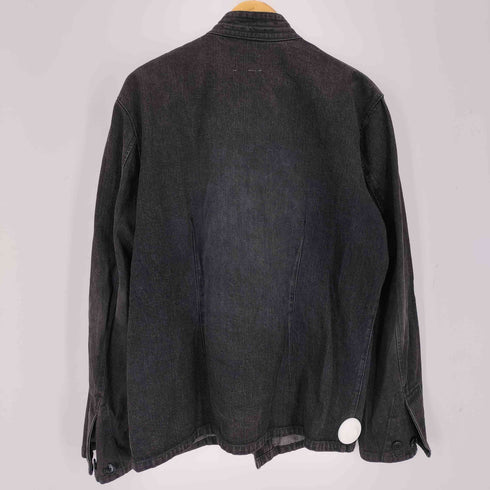 ヘルムートラング HELMUT LANG 比翼スタンドカラーデニムジャケット メンズ