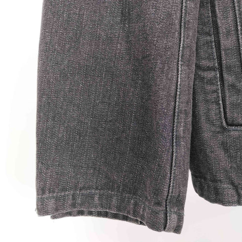 ヘルムートラング HELMUT LANG 比翼スタンドカラーデニムジャケット メンズ