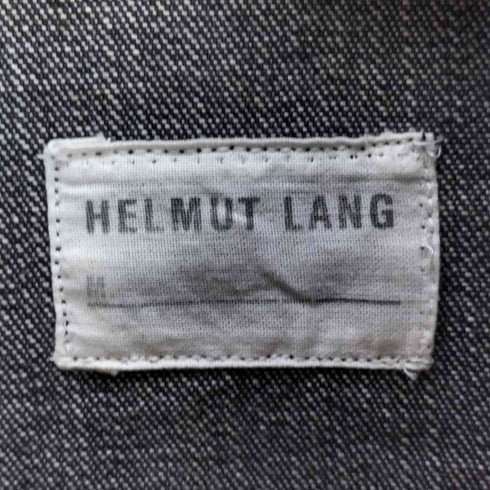 ヘルムートラング HELMUT LANG 比翼スタンドカラーデニムジャケット メンズ