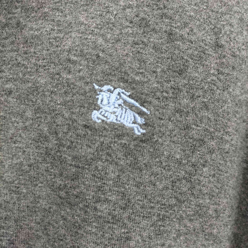 バーバリーブラックレーベル BURBERRY BLACK LABEL ロゴ刺繍ヘンリーネックS/S ポロシャツ メンズ JPN:3