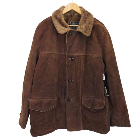 シアーズ Sears 70s くるみボタン 裏ボア スエード ランチジャケット メンズ 46