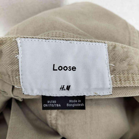 エイチアンドエム H&M Loose Jeans ダブルニー デニムパンツ メンズ 31/30