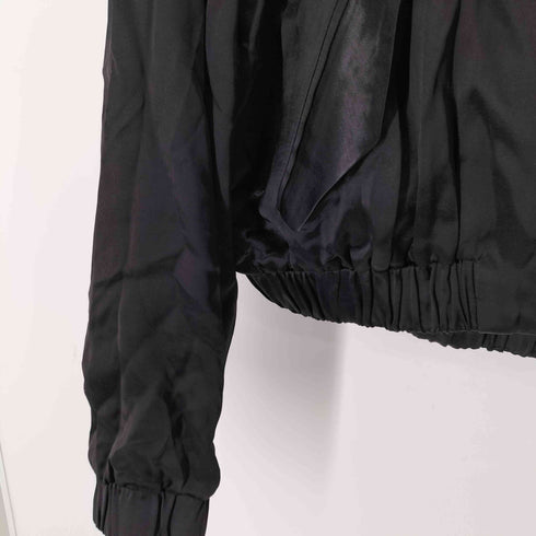 ザラ ZARA クロップドレーヨンブルゾン レディース import:XL