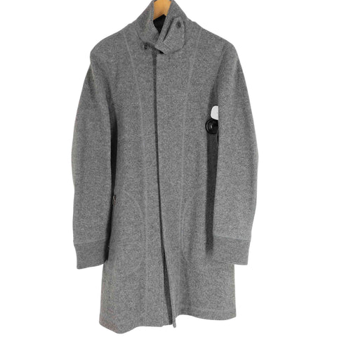 ヘルムートラング HELMUT LANG ナイロン混 比翼 ジップステンカラーコート チンスト メンズ M