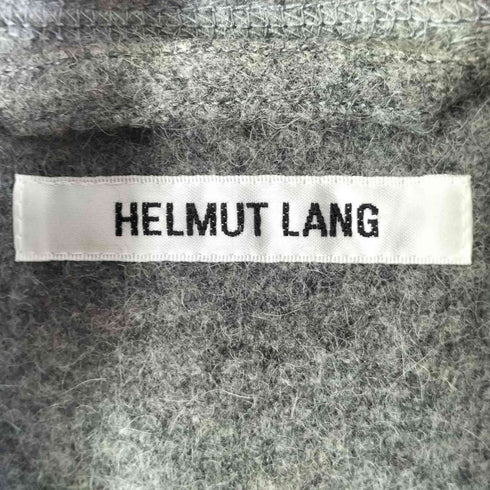ヘルムートラング HELMUT LANG ナイロン混 比翼 ジップステンカラーコート チンスト メンズ M