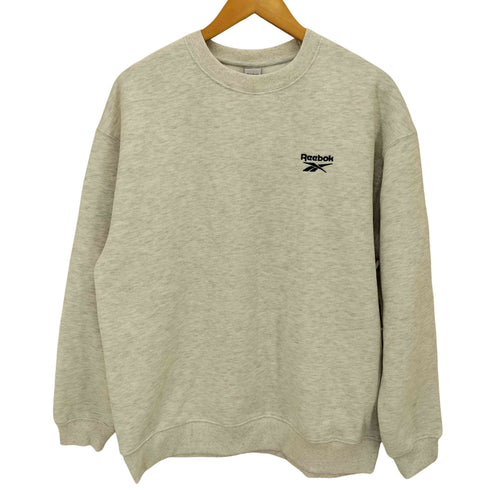 リーボック Reebok ロゴ刺繍クルーネックスウェット レディース FREE
