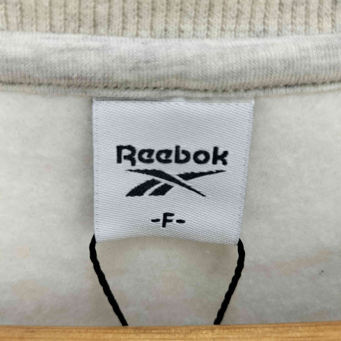 リーボック Reebok ロゴ刺繍クルーネックスウェット レディース FREE