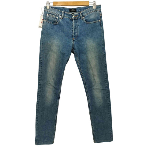 アーペーセー A.P.C. PETIT NEW STANDARD ボタンフライ テーパード デニムパンツ メンズ US:28-29