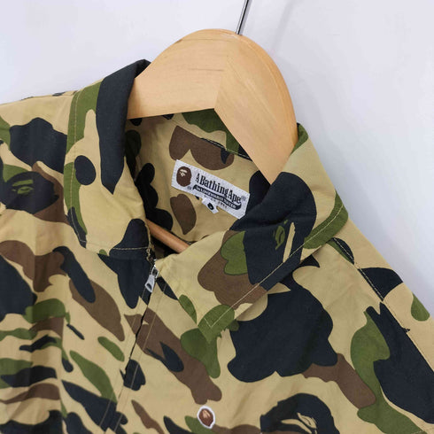 アベイシングエイプ A BATHING APE カモ柄 ジップアップジャケット メンズ JPN:S
