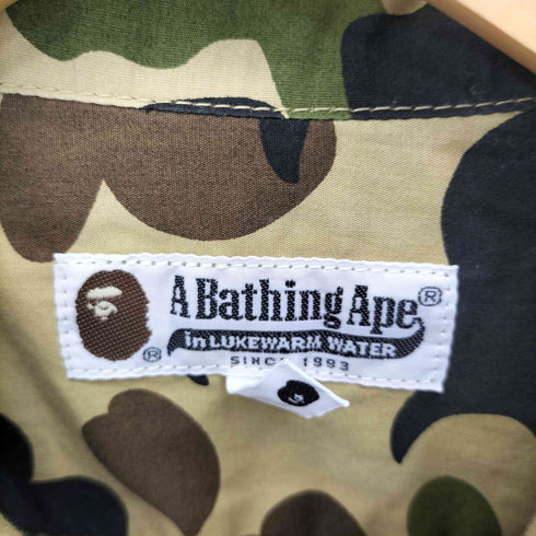 アベイシングエイプ A BATHING APE カモ柄 ジップアップジャケット メンズ JPN:S