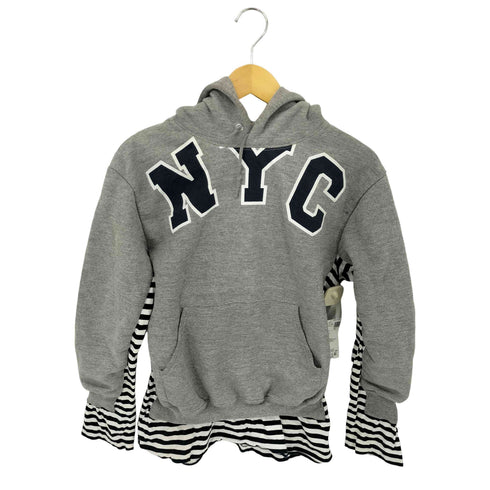 グッドデザインショップコムデギャルソン GOOD DESIGN SHOP COMME des GARCONS リメイクプルオーバーパーカー ドッキング レディース JPN:L