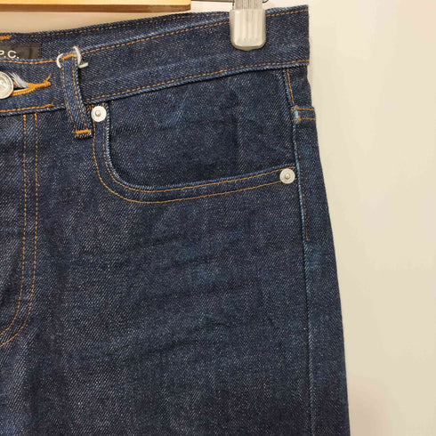 アーペーセー A.P.C. PETIT NEW STANDARD ボタンフライ テーパード デニムパンツ メンズ US:28-29