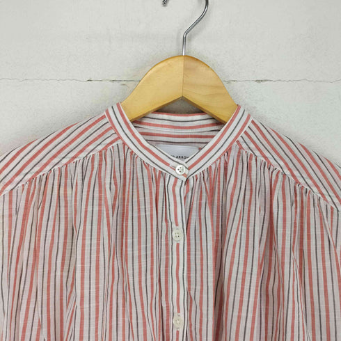 ユナイテッドアローズ UNITED ARROWS ストライプ キャップスリーブ ブラウス レディース