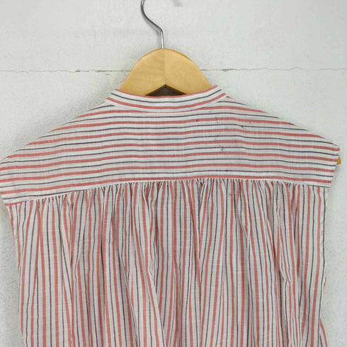 ユナイテッドアローズ UNITED ARROWS ストライプ キャップスリーブ ブラウス レディース